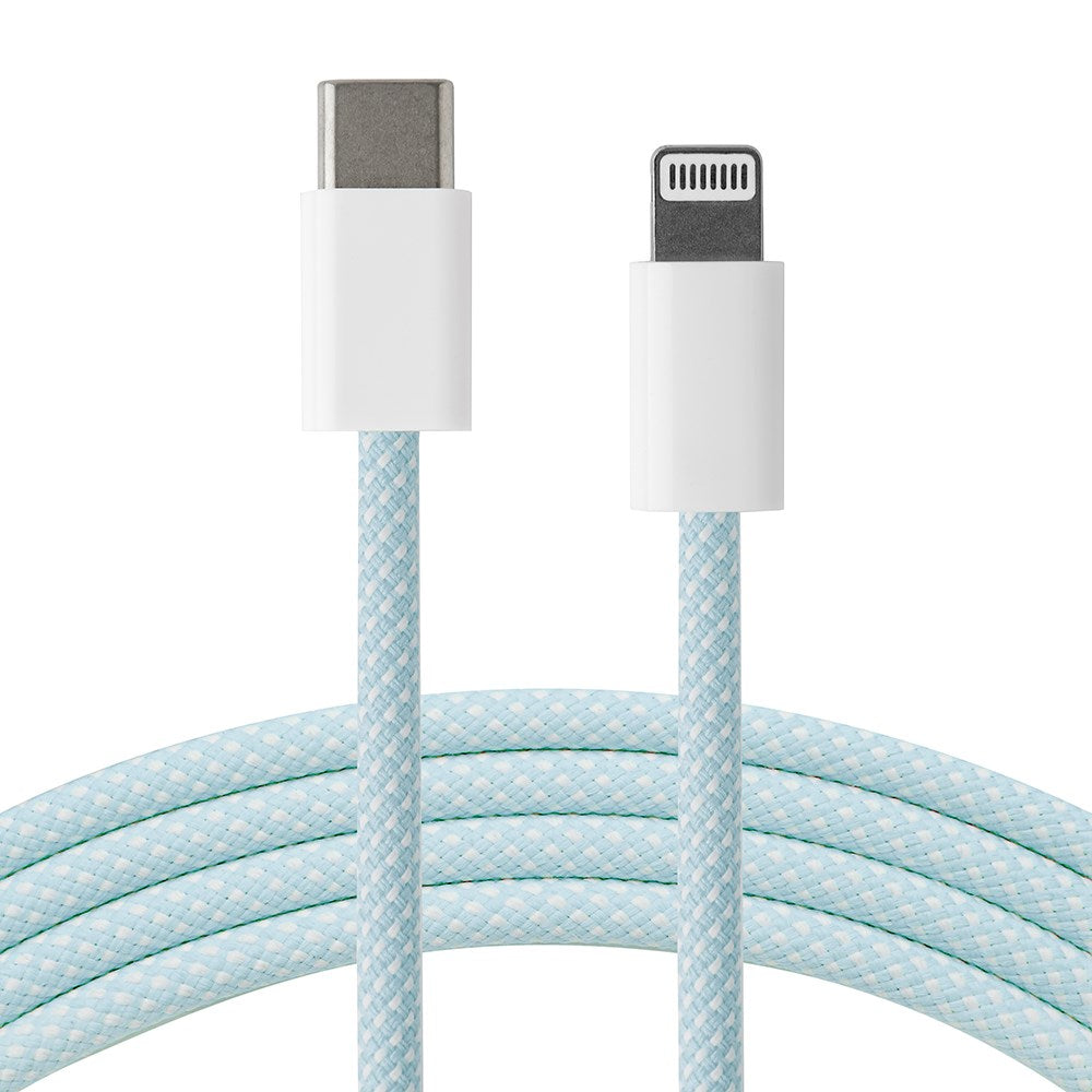 Xceed Braided USB-C till Lightning Kabel PD 60W - 1m - Blå