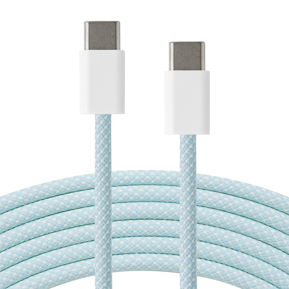 Xceed Braided USB-C till USB-C PD 60W - 2m - Blå