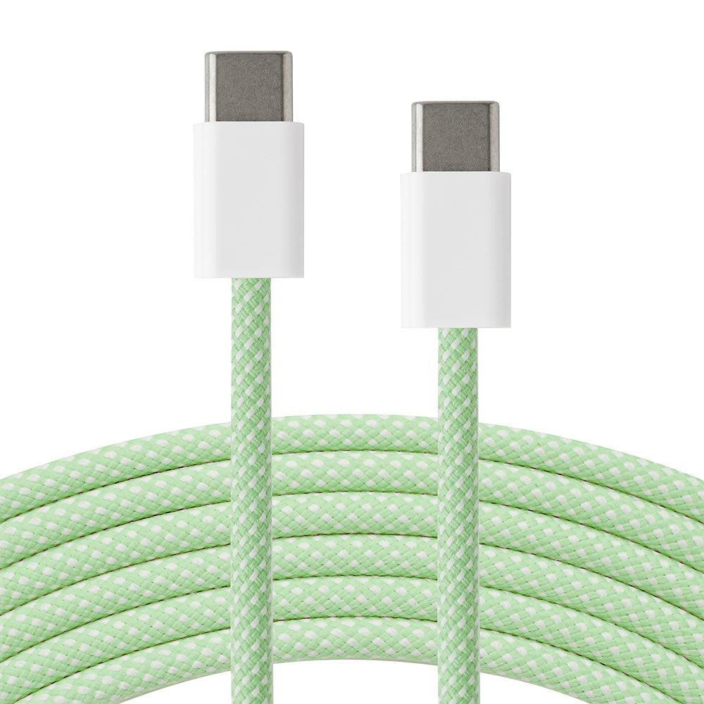 Xceed Braided USB-C till USB-C PD 60W - 2m - Grön