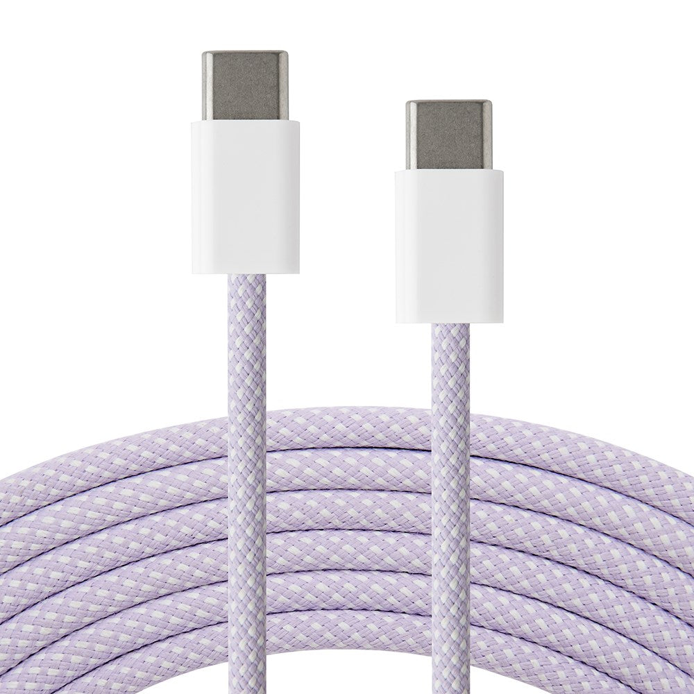 Xceed Braided USB-C till USB-C PD 60W - 2m - Lila