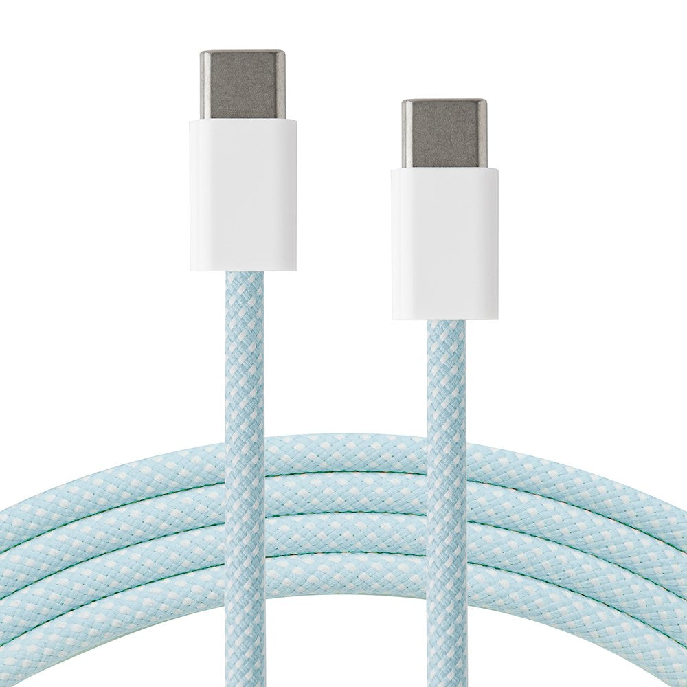 Xceed Braided USB-C till USB-C PD 60W - 1m - Blå