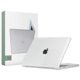 MacBook Air 13 M2/M3 (2022-2024) - Tech-Protect Smartshell Skal - Crystal Clear