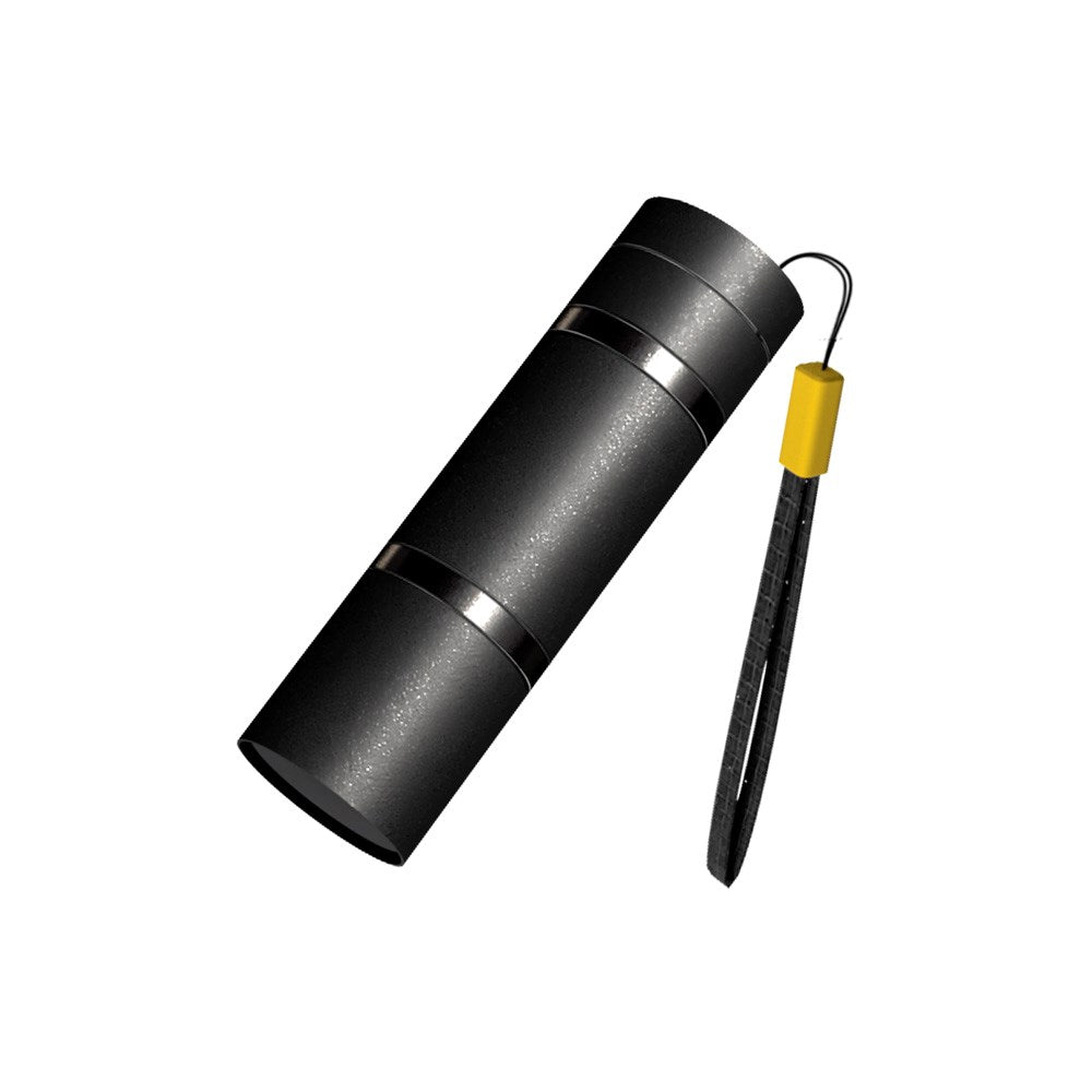Ficklampa 1W 80lm med Rem - Svart