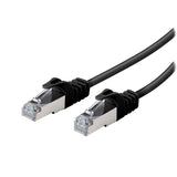 Nätverkskabel RJ45 Cat 8 – 0,5 m – Svart