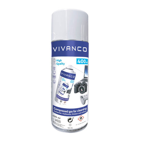 Vivanco Tryckluftsspray för Rengöring - 400 ml.