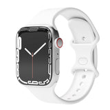 Vonmählen Apple Watch (42/44/SE/45/46/49mm) Loop Band Silikon Rem - Vit