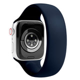 Vonmählen Apple Watch (38/40/SE/41/42mm) Solo Loop Band Small Silikon Rem - Blå