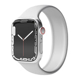 Vonmählen Apple Watch (38/40/SE/41/42mm) Solo Loop Band Large Silikon Rem - Grå