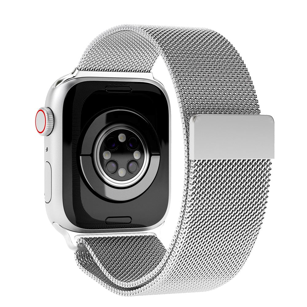 Vonmählen Apple Watch (38/40/SE/41/42mm) Milanese Loop Rostfritt Stål Rem - Silver