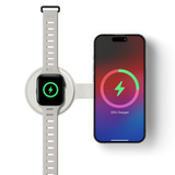 Native Union Voyage 2-i-1 Qi2 Trådlös Laddare - Beige