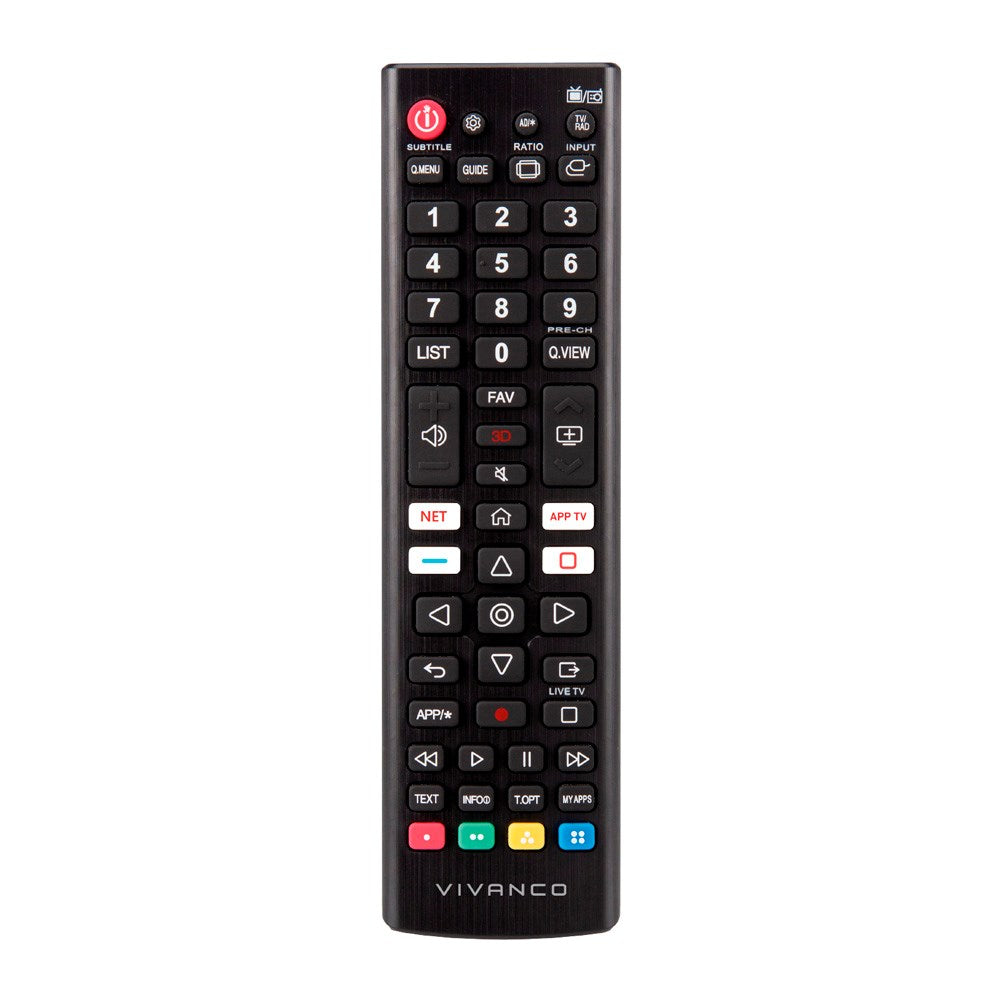 Vivanco LG Fjärrkontroll för TV - Svart