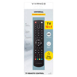 Vivanco Universalfjärrkontroll för TV / Smart TV / DVD-Spelare - Svart