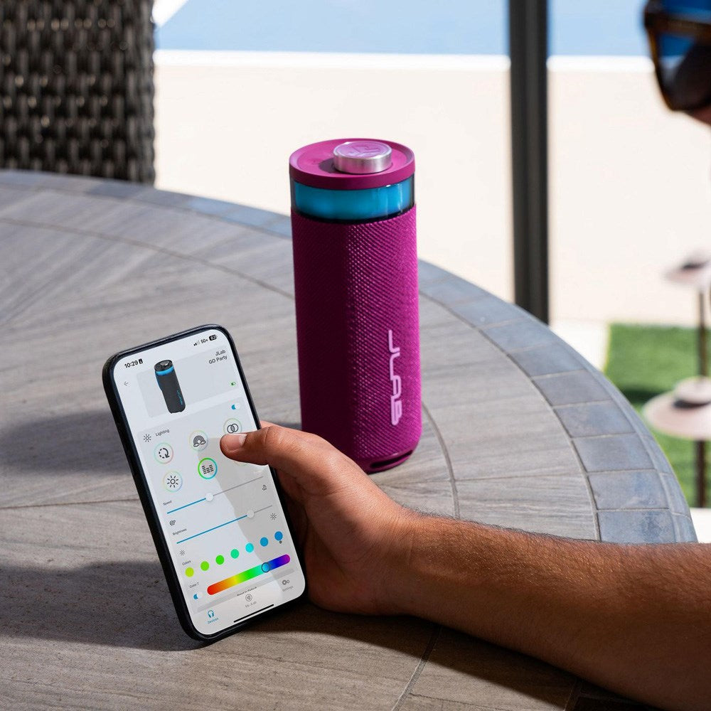 JLab Go Bluetooth Högtalare med Ljus - Rosa