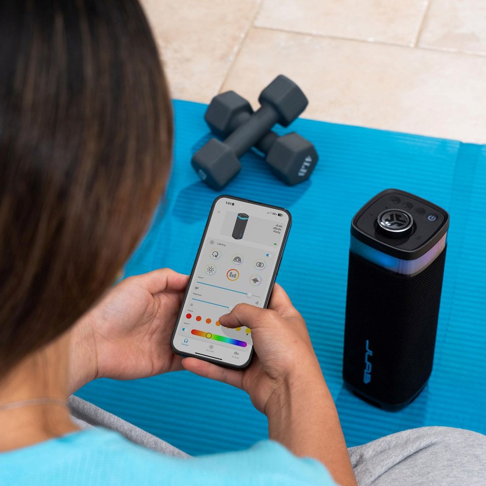 JLab JBuds Bluetooth Högtalare med Ljus - Svart