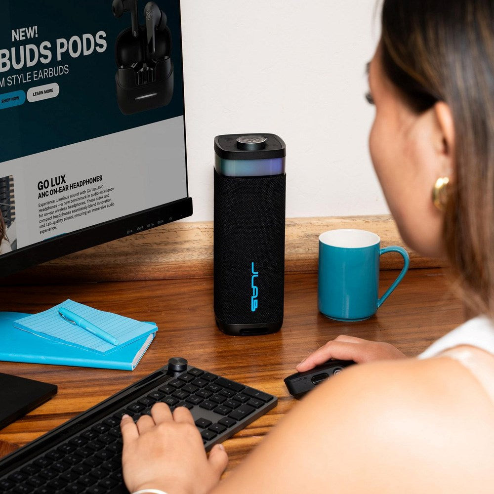JLab JBuds Bluetooth Högtalare med Ljus - Svart