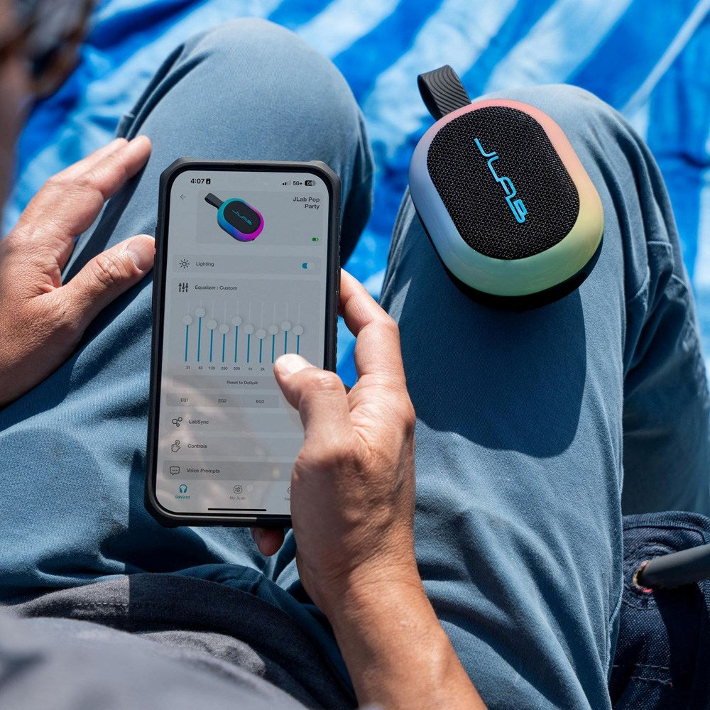 JLab Pop Bluetooth Högtalare med Ljus - Svart
