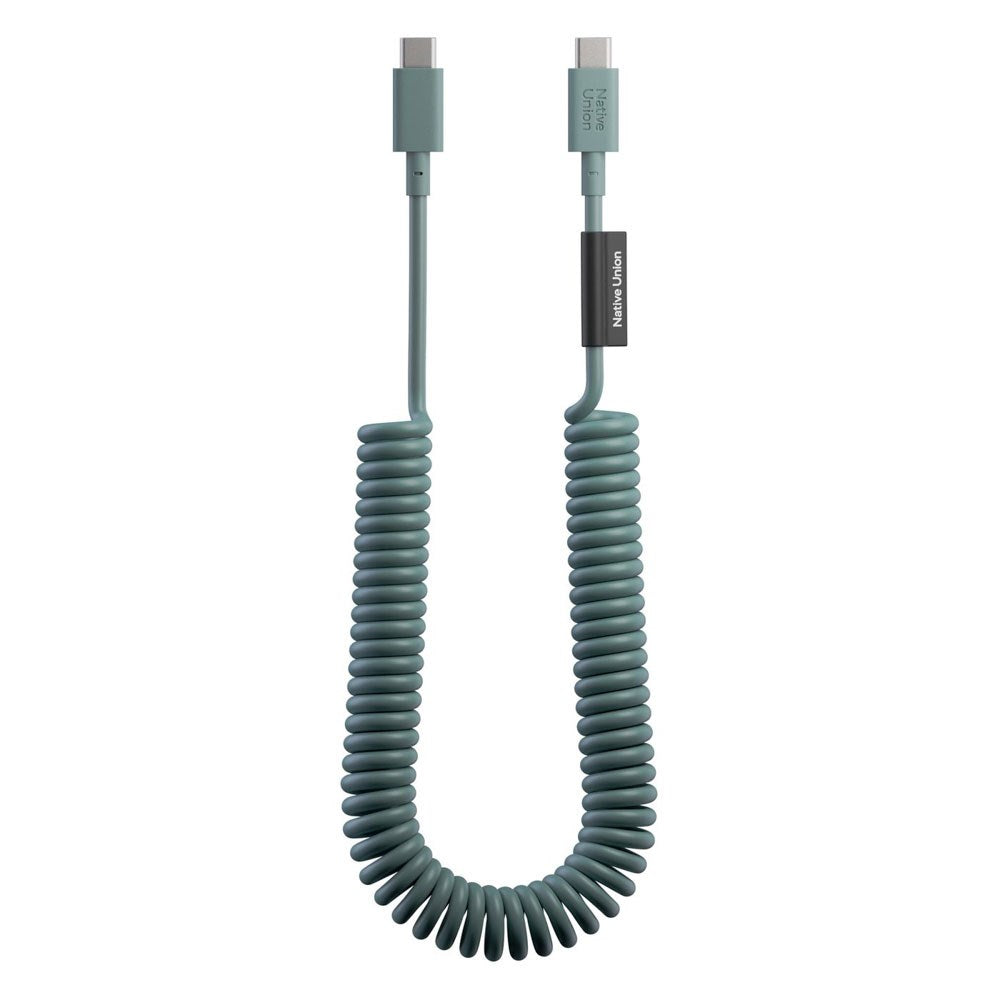 Native Union Pop 60W USB-C till USB-C Kabel - 2.4m - Slate Green