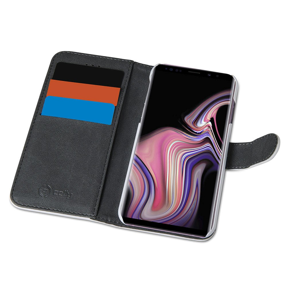 Samsung Galaxy Note 9 Celly Wally Wallet Etui m. Plånbokvit