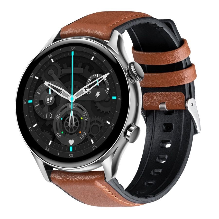 Niceboy GTR Smartwatch m. Sports Mode - Silver / Brun