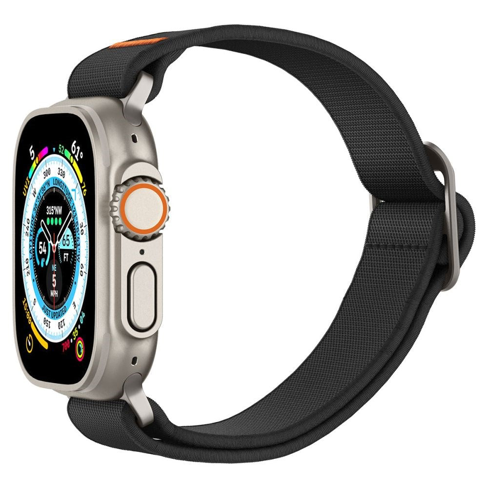 Spigen Fit Lite Ultra Apple Watch (42/44/SE/45/46/49mm) Rem - Svart