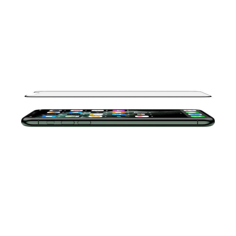 iPhone 11 Pro / Xs / X Belkin InvisiGlass UltraCurve Skärmskydd Härdat Glas - Skalvänligt - Svart