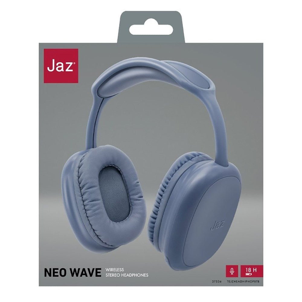 Jaz Neo Wave Trådlösa Bluetooth Over-Ear Hörlurar - Blå