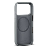 WOOLNUT iPhone 17 Pro Äkta Läder Skal - MagSafe Kompatibel - Grå
