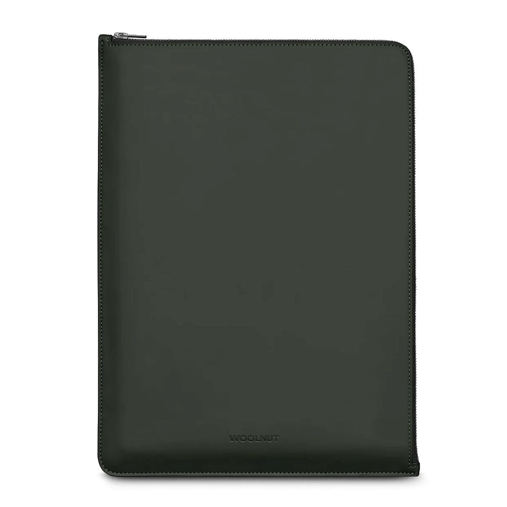 Woolnut Coated Folio Konstläder Sleeve för MacBook / Laptop 13" / 14" (315 x 230mm) - Grön