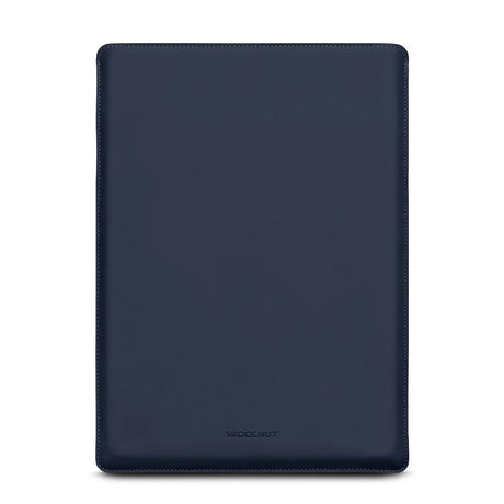 Woolnut Konstläder Sleeve för MacBook / Laptop (370 x 260mm) - Blå