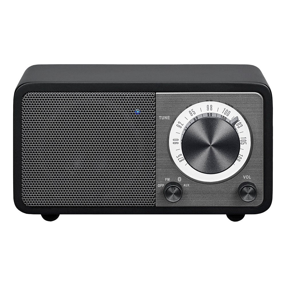 SANGEAN Genuine Mini WR7 Trådlös Bluetooth-högtalare med radio - Svart