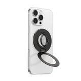 TORRAS MagSpin Magnetisk Fingerring med Inbyggt Kickstand - MagSafe Kompatibel - Mörkgrå