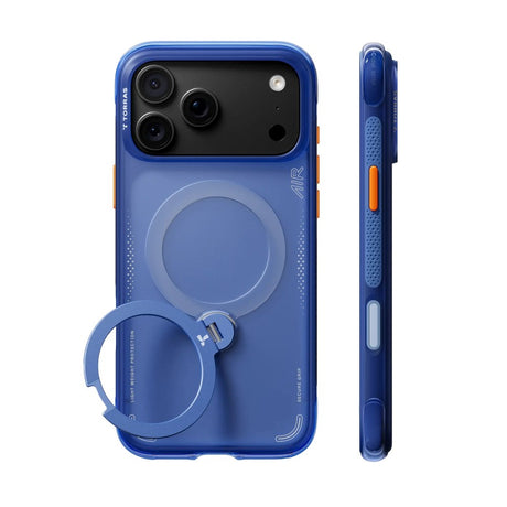 iPhone 18 Pro Max / 17 Pro Max TORRAS Ostand Q3 Air Skal - MagSafe Kompatibel - Arctic Blue