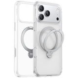 iPhone 18 Pro / 17 Pro TORRAS Ostand Q3 Spin Skal - MagSafe Kompatibel - Genomskinlig