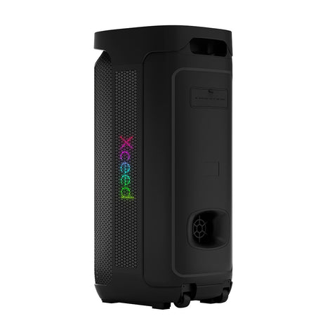 Xceed Sound 10" Bluetooth Högtalare med Trådlös Mikrofon & Ljusshow - svart