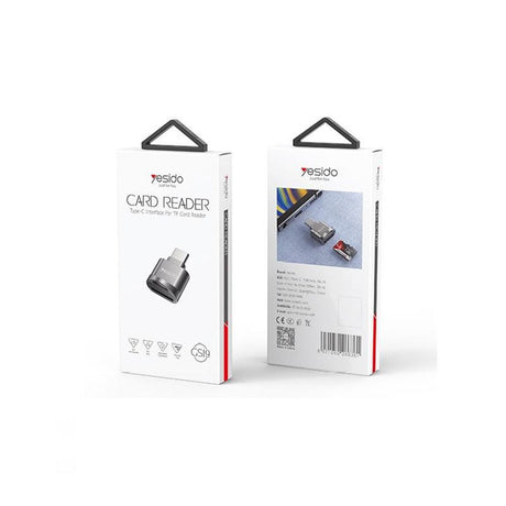 Yesido MicroSD Kortläsar Adapter m. USB-C – Grå